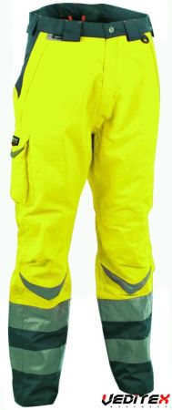 Pantalon de travail haute visibilité pluie SAFE - CLASSE 2