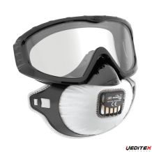 Lunette de protection et masque intégré  filterspec PRO - FFP3 [JSP-AGE130-201/]