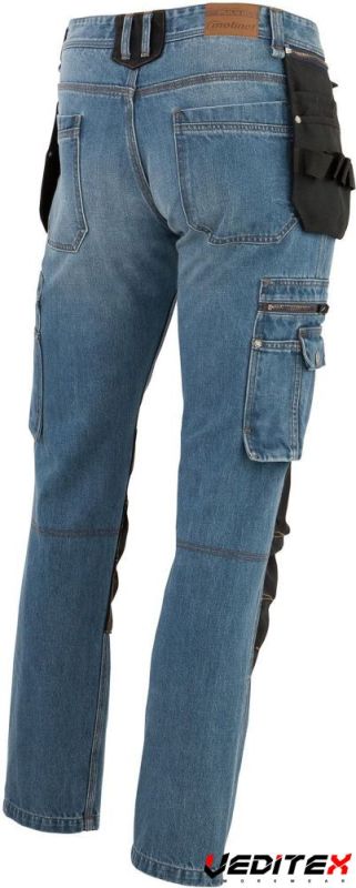 Pantalon De Moto CURVE Copper Denim - Jeans Avec Protections Genou Niveau 2 Amovibles (CE, Classe AA) - Homme, Toutes Saisons - 11