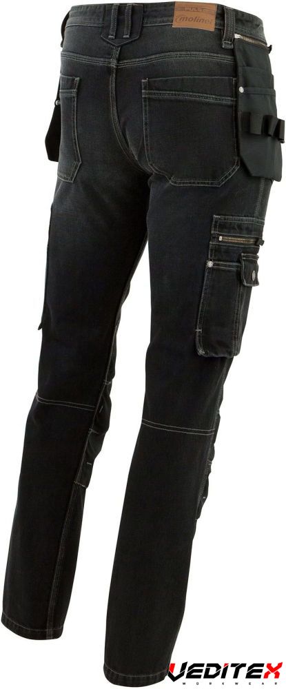 Pantalon Cargo De Travail Homme Avec Poches Et Genouillères - Taille 30 à 44