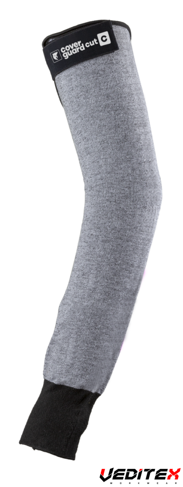 Manchon Anti-coupure Jaune 35 Cm - Protection Bras Et Poignet Niveau D - Pour Industrie, Boucherie, Artisanat