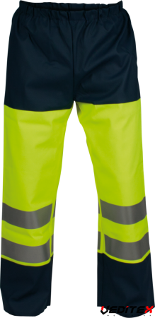 Pantalon de pluie haute visibilité bicolore MICHEL - CLASSE 2