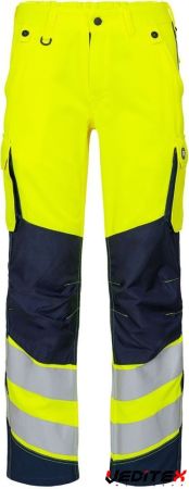 Pantalon Femme Haute visibilité Jaune Fluo