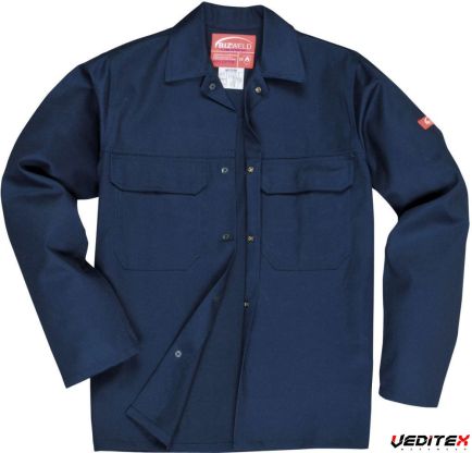 Veste ignifugé pour soudeur, 100% Coton, 330 g BIZWELD- BIZ2