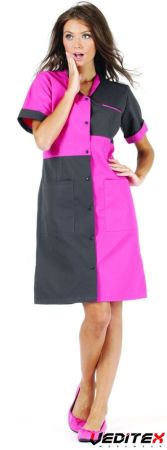 Blouse de travail femme bi-colore - ZOE