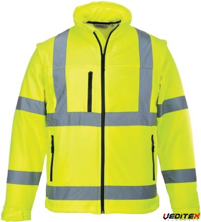 Blouson softshell haute visibilité - CLASSE 3