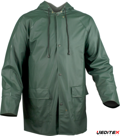 Veste de pluie enduction PVC/PU