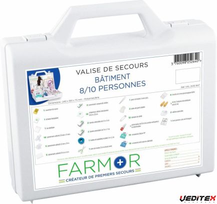 Valise de secours (bâtiment) 8/10 personnes