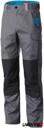 Pantalon de travail avec genouillères, taille semi élastiquée B-ROK 0901