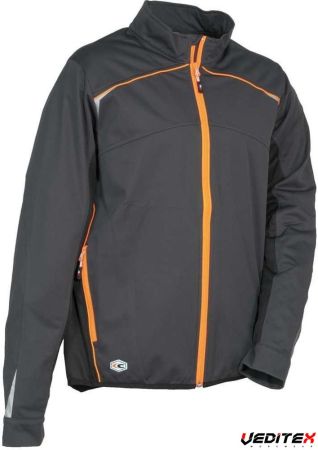 Veste de travail softshell 100% polyester GALPONES