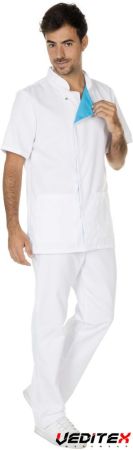 Blouse de travail homme, manches courtes - JULES
