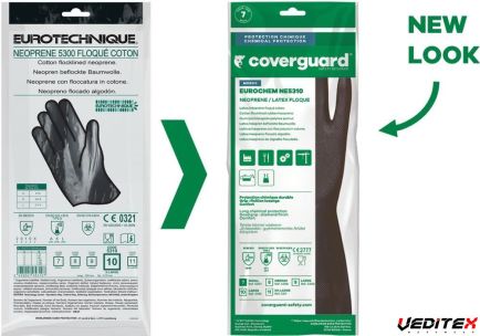 Gants Ménage Clorox Premium Choice – Néoprène, Taille M, 1 Paire, Bleu