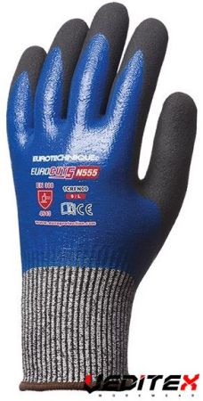 Gant anti-coupure enduction nitrile niveau 5 - 4.X.4.4.D. [COVERGUARD] Gants  anti-coupure, modèle GANT1CRFN