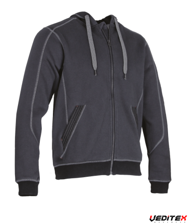Sweat à capuche zippé CHARPENTE