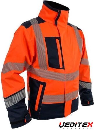 Parka haute visibilité homme éco-responsable