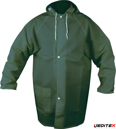 Veste de pluie enduction PVC souple 310 g/ m2