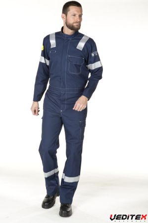 Combinaison multirisques ATEX poches genouillères TECHPROTECT - TECHCB88BR