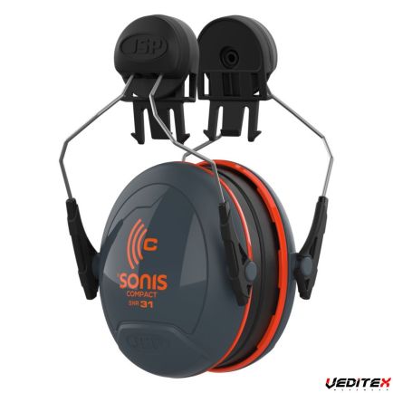 Coquilles anti-bruit pour casque SONIS COMPACT - SNR 31 dB