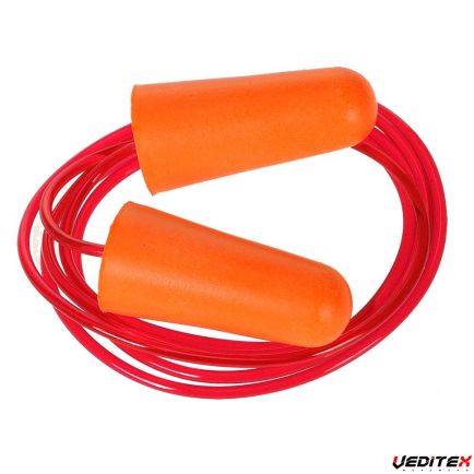 Bouchons anti-bruit en mousse PU avec cordon 