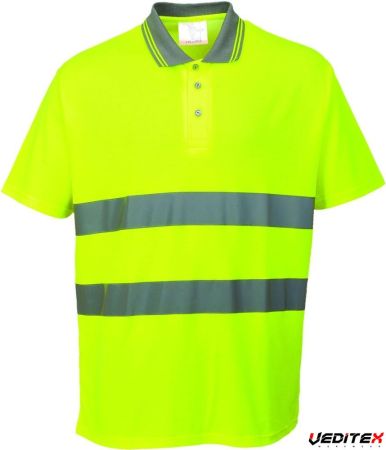 Polo manches courtes haute visibilité CONFORT - CLASSE 2