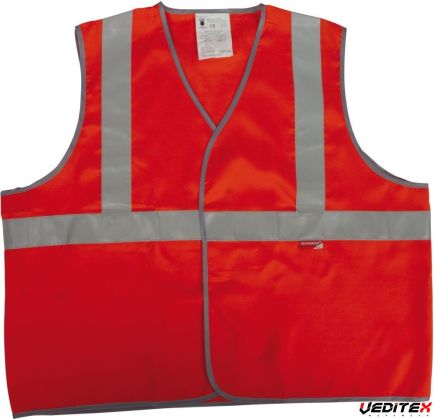 Gilet baudrier haute visibilité