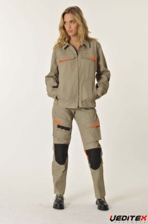 Pantalon de travail femme dynamic fit 300g/m2 - DYNPNF22AS