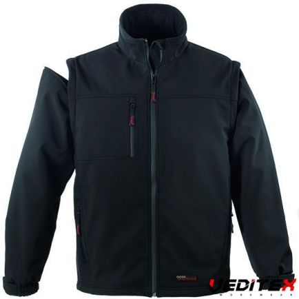 Veste Softshell respirant  démontable YANG 2 en 1- 5YAND