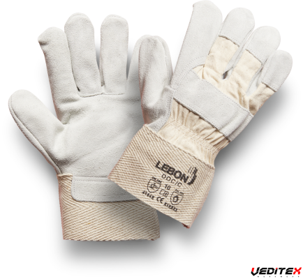 Gant de protection type docker en croûte naturelle de bovin