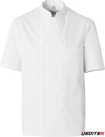 Veste de cuisine manches courtes homme