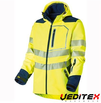 Softshell haute visibilité renforcé ripstop-0514