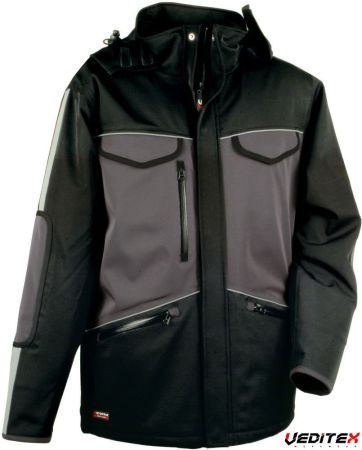 Veste de travail softshell coupe-vent 