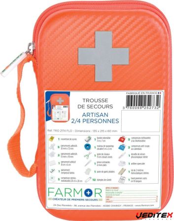 Trousse de secours artisan 2/4 personnes  