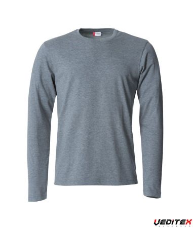 T-shirt manches longues homme col rond BASIC-T L/S
