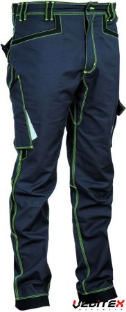 Pantalon de travail bi colore en stretch MONTIJO