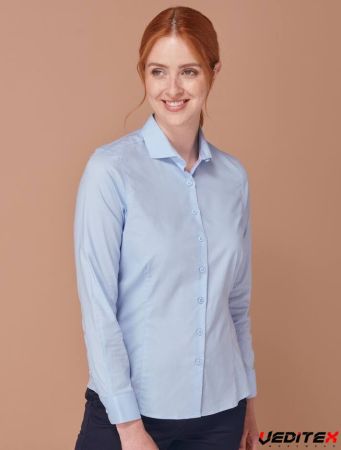 Chemise classique femme stretch