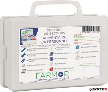 Coffret de secours alimentaire 2/4 personnes