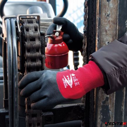 Gant hiver en nylon nitrile ,isolation thermique -30°C