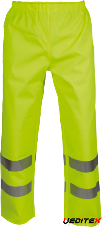 Pantalon de pluie haute visibilité avec bretelles - Virages