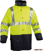 Veste de pluie haute visibilité enduction PVC, 310 g/m2 [LAURENT]