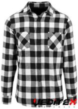Chemise manche longue homme CHECKED FLANELL SHIRT [BY031]