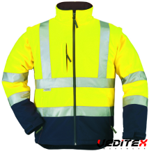 Blouson Softshell 2 en 1, haute visibilité STATION - 70630