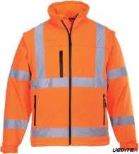 Blouson softshell haute visibilité - CLASSE 3