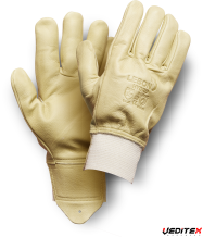 Gant de protection en cuir de bovin traité hydrofuge [HYDRO]