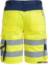 Dos short jaune/marine