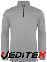 Sweat-shirt zippé lourd en molleton 300 g/m2 avec membrane