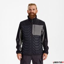 Blouson matelassé combiné à un tissu softshell - ENTIRE