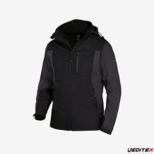 Veste softshell bi-colore à capuche - JANNIK  [79105]