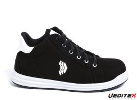 Basket de sécurité femme  microfibre BRUNE - S3 SRC [BRUNE]
