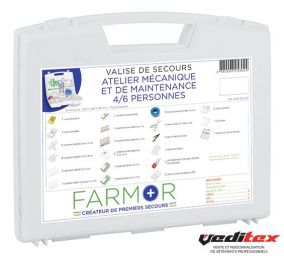 Valise de secours ATELIER MECANIQUE ET MAINTENANCE 4/6 personnes " ATM 2135 PP"