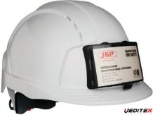 Casque de sécurité ventilé porte-badge incorporé EVOLITE [JSP-AJB173-400/]